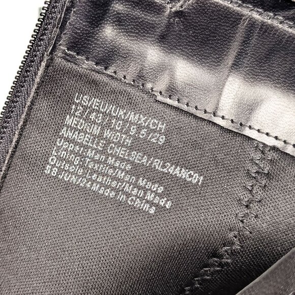 Kenneth Cole Women Anabelle Black Faux Leather Dress Office Chelsea Boots sz 12 - Picture 6 of 7